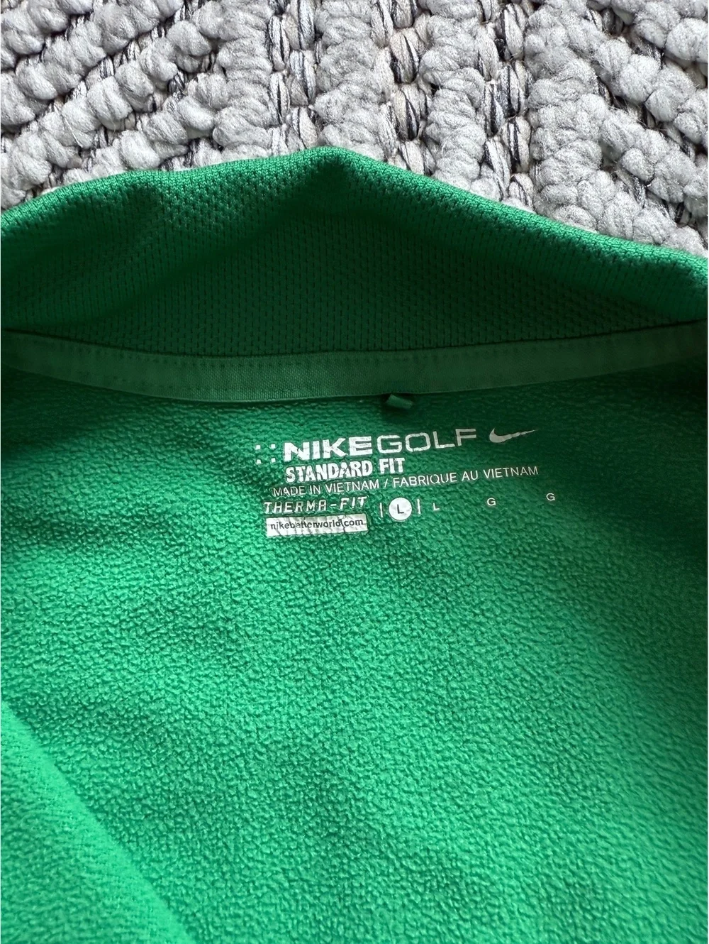Nike green golf quarter zip pullover Size L
